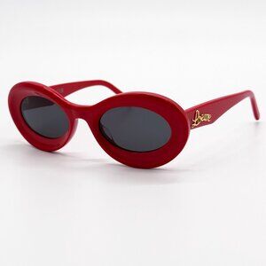 NEW LOEWE SUNGLASSES RED WOMEN EYEWEAR LOEWE LW40110U 66A